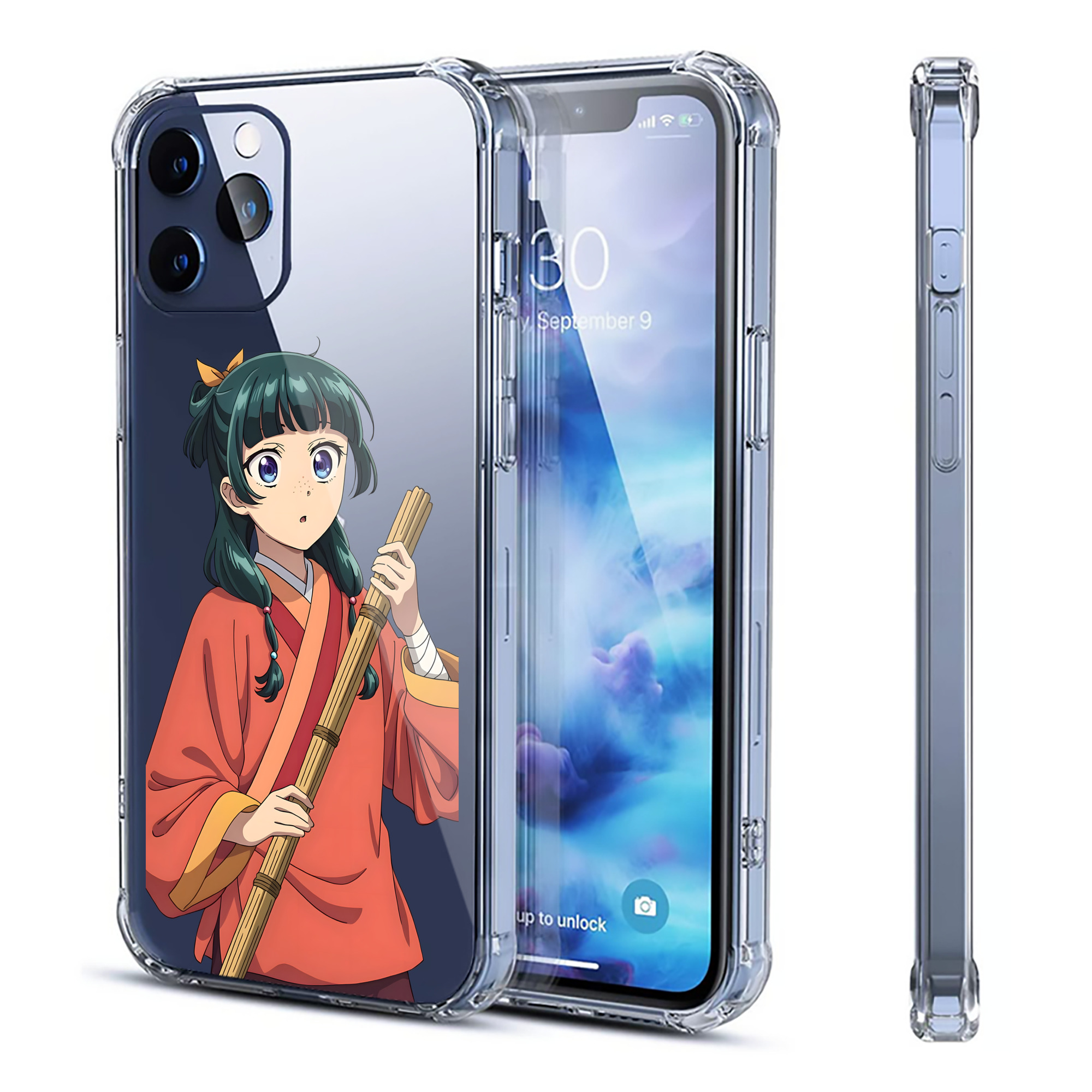 （画像用） 薬屋のひとりごと The Apothecary Diaries 【iPhone 12シリーズ対応】透明スマホケース（クリアソフトケース）